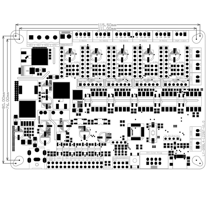 32bits GRBL Offline Controller - огляд і ціна Controller Grbl Board