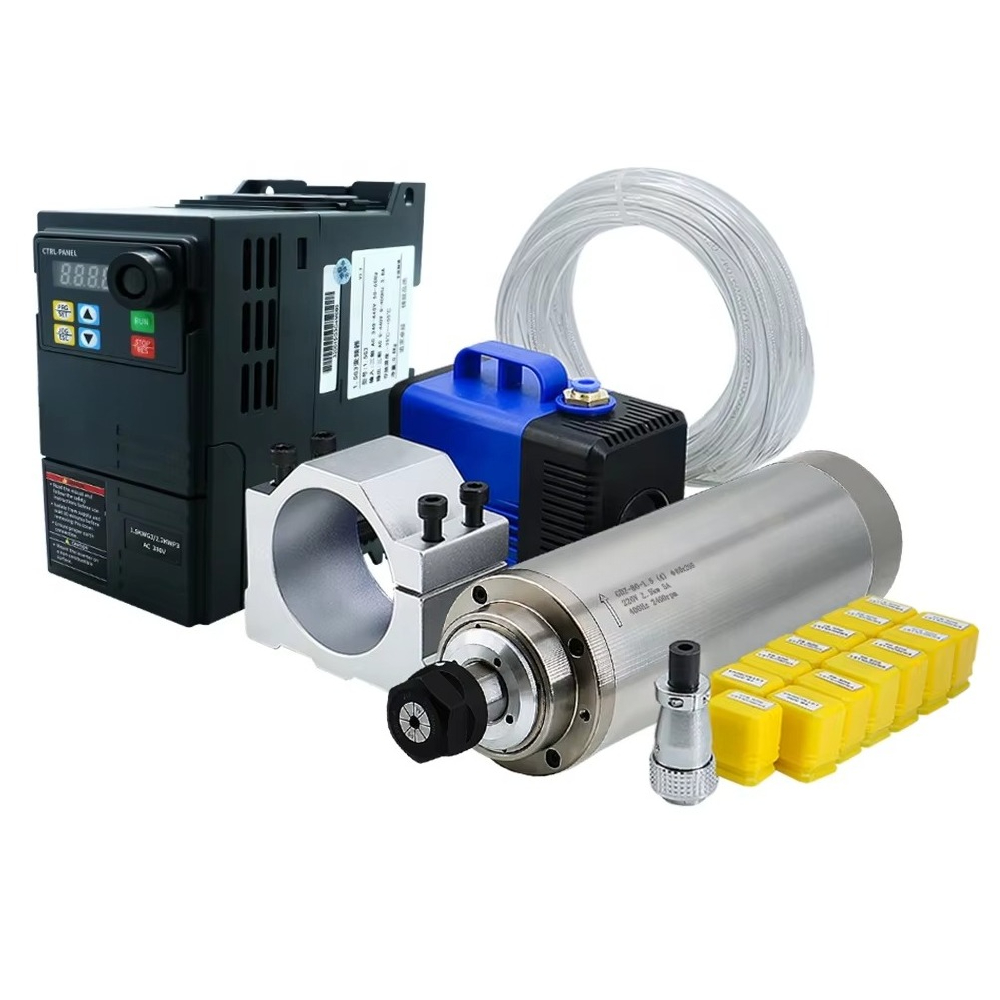220V ER20 2.2kw 80mm Water Coo - огляд і ціна Cnc Router Machine