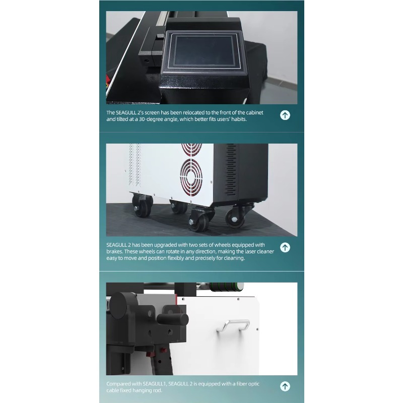 Portable Pulse Fiber 300W Lase - огляд і ціна Industrial Laser Cleaning Equipment