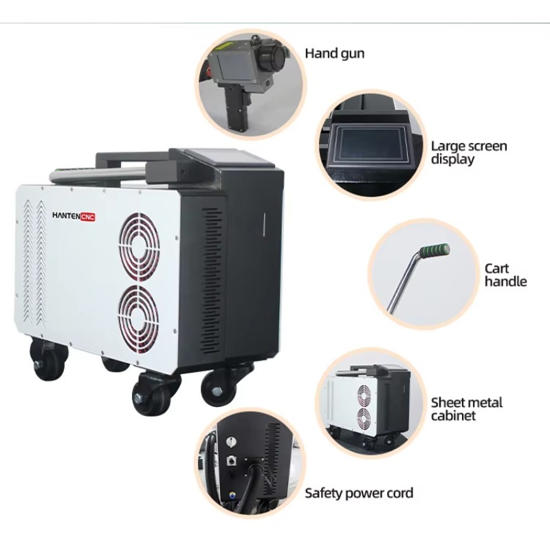Portable Pulse Fiber 300W Lase - огляд і ціна Industrial Laser Cleaning Equipment